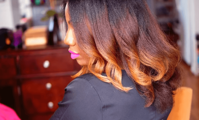 Loose Waves on Straight Natural Hair