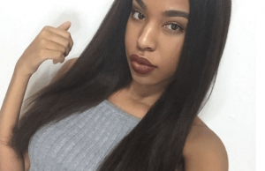 straight natural hair