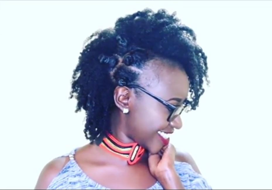 how on finger to waves short hair do Mohawk Knot Bantu Style