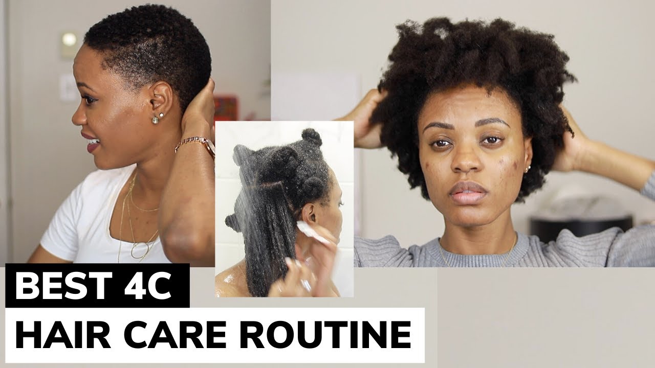 The BEST Natural Hair Care Routine for 4C Hair EXTREME HYDRATION AND GROWTH